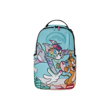 SPRAYGROUND Polyester Fabric Backpack Unisex Sky Blue