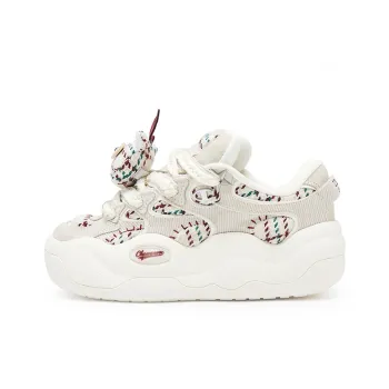 Champion Christmas Collection Cloudy Demon Cloud Monster Skateboard Shoes Men's Oatmeal Beige/Cream White