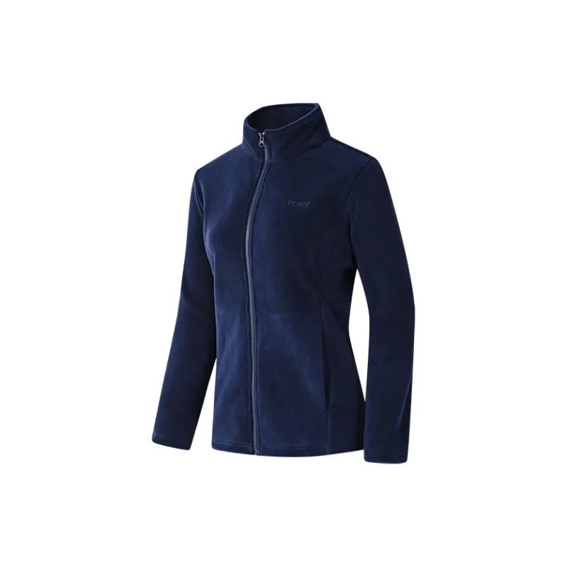 PONY Jackets Coats Women's Navy Blue-2