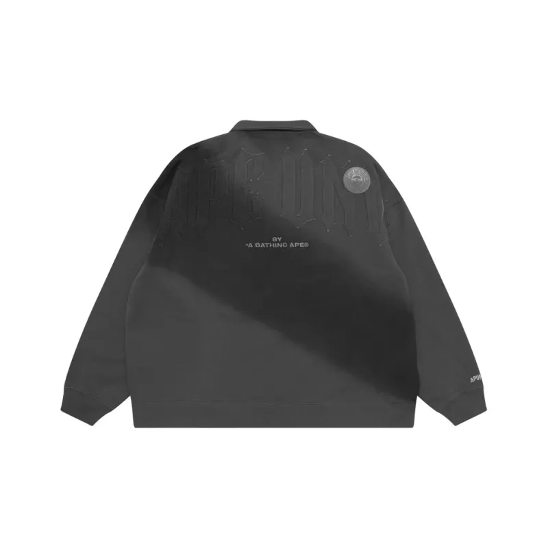 Aape Embroidered Logo Long sleeve Polo Shirt-5