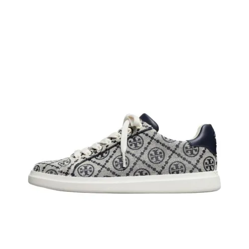 TORY BURCH T Monogram Skateboard Shoes Women's Low-Top Blue