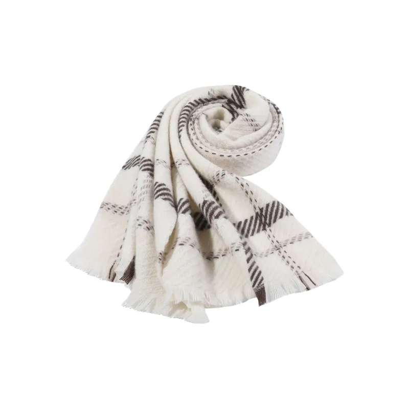 Shanghai Story 100% Sheep Wool Knit Scarves Women's 9 Colors-0