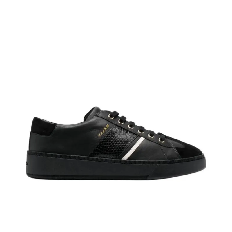 BALLY Low-top Lace-up Leather Sneakers-1
