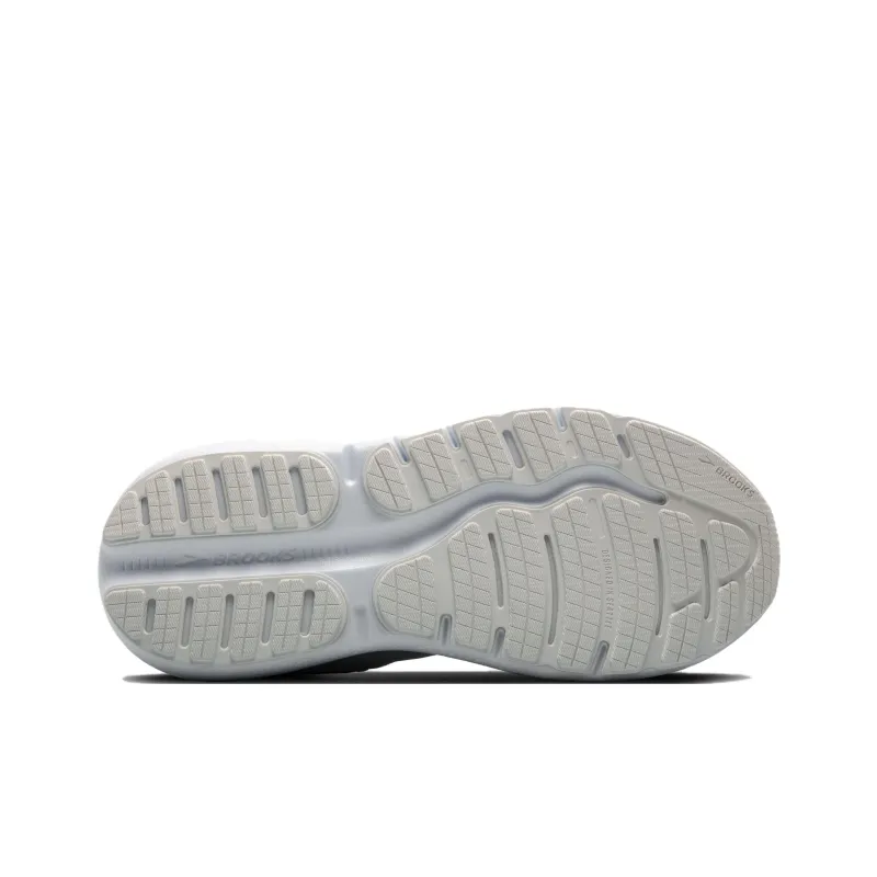 Brooks Ghost Ma Anti Slip Wear Resistant Low Top Running Shoes Men's White-4