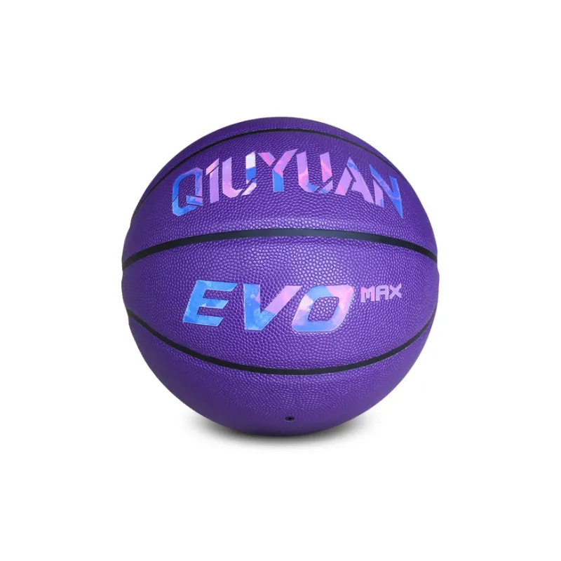 POVIT PU Basketball Purple Size 7 Training Unisex-1