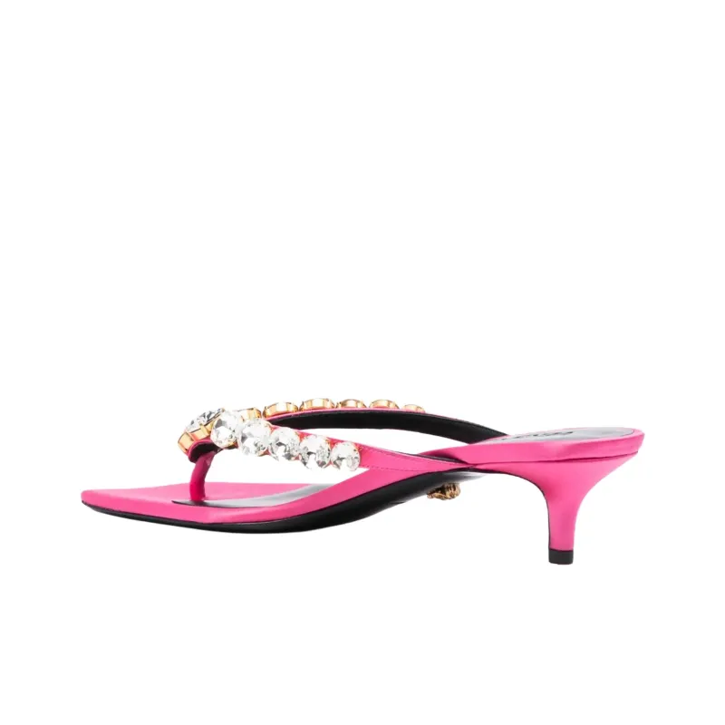 VERSACE JEANS Flip Flops 4.5cm Women's Red-3