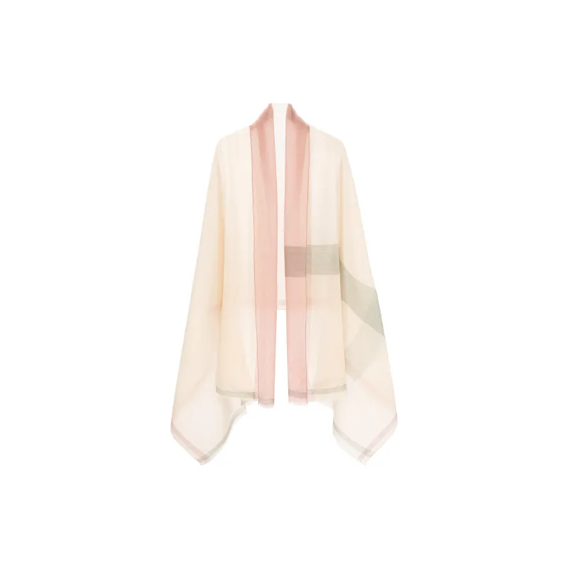 Shanghai Story Sheep Wool Knit Scarves Women's 7 Colors Available For Selection-8