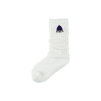 NBA x Parappa The Rapper X WIND AND SEA Los Angeles Lakers FW24 CHAMPIONS Mid-Calf Socks Unisex 1 Pack White