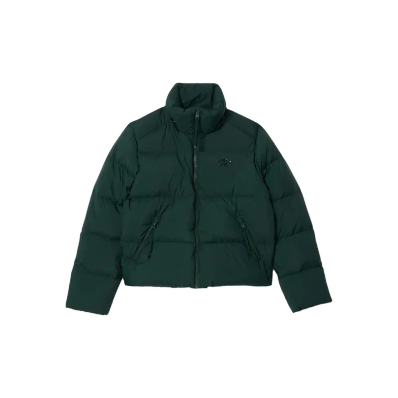 LACOSTE Puffer Jacket Women's Dark Green-1