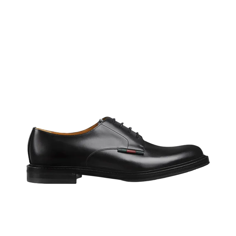 GUCCI Dress Shoes Men Low Top Black-1
