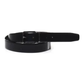 EMPORIO ARMANI Calfskin Leather Belts Men's Black 