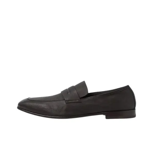 Zegna L'Asola Leather Loafers