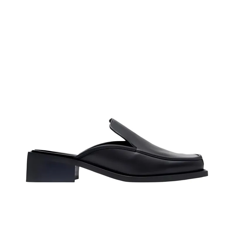 ST. AGNI Wrap-toe Slippers Women's Black-1