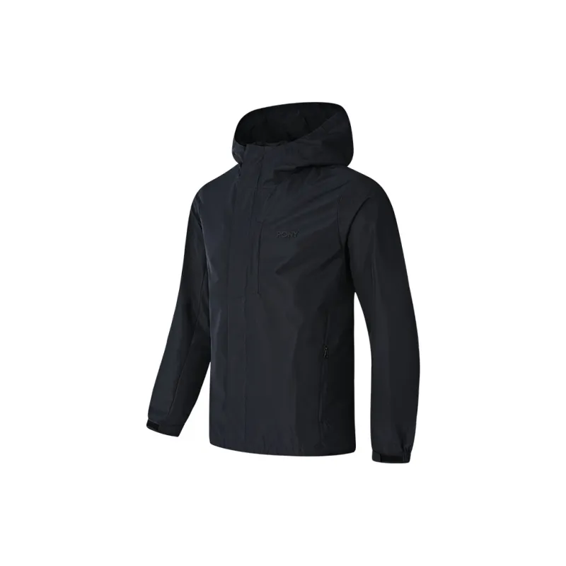 PONY Jackets Coats Unisex Black-2