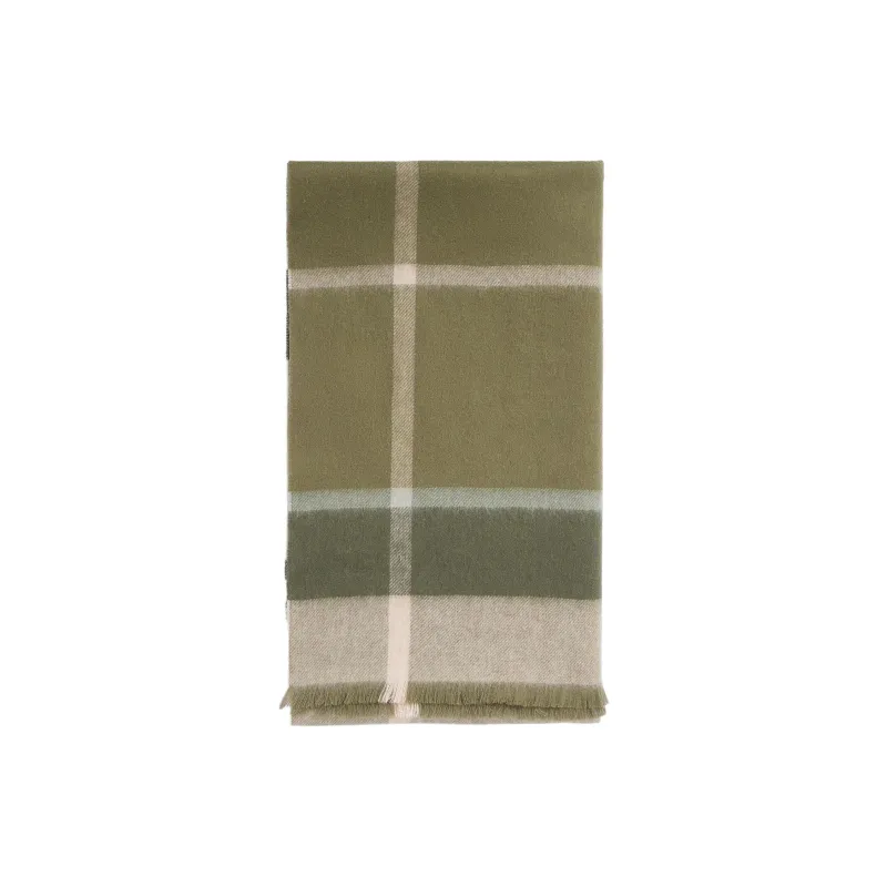 BARBOUR Rosefield Tartan Frayed Edege Scarf-0