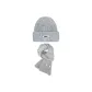 Gray Hats & Caps+Gray Scarf
