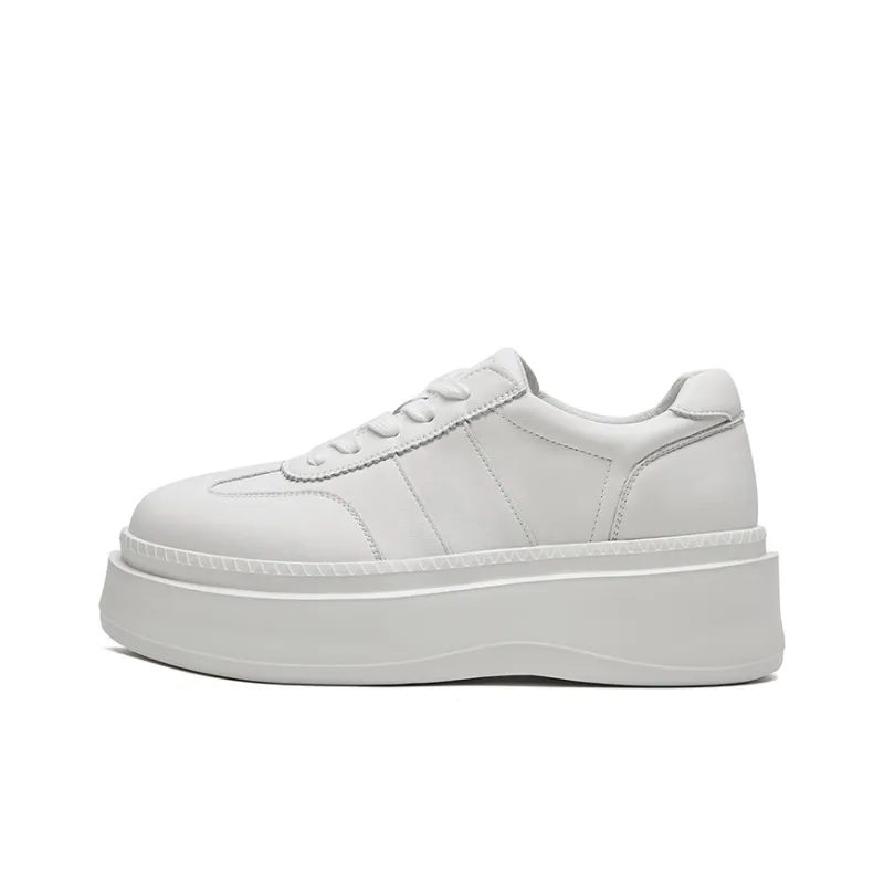 KANGNAI Low Top Casual Shoes Women's White-0
