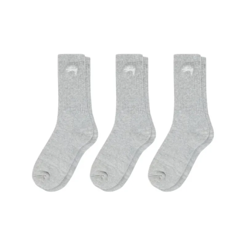 Stussy Mid Calf Socks Unisex 3 Pack-2