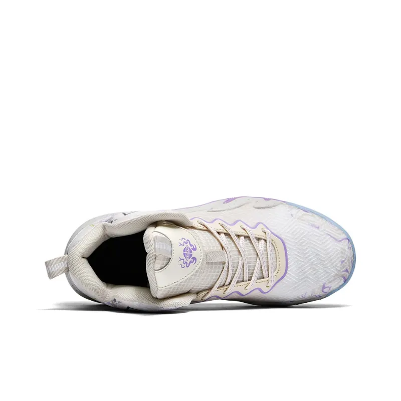 Wooden Rabbit Slip Resistant Low Top Basketball Shoes Unisex-3