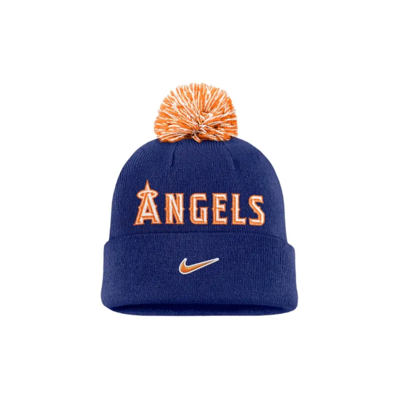 Nike Los Angeles Angels Peak Men's Nike Mlb Cuffed Pom Beanie-1