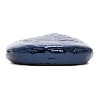 Maison Michel Metallic Blue New Billy Varnished Leather Hat