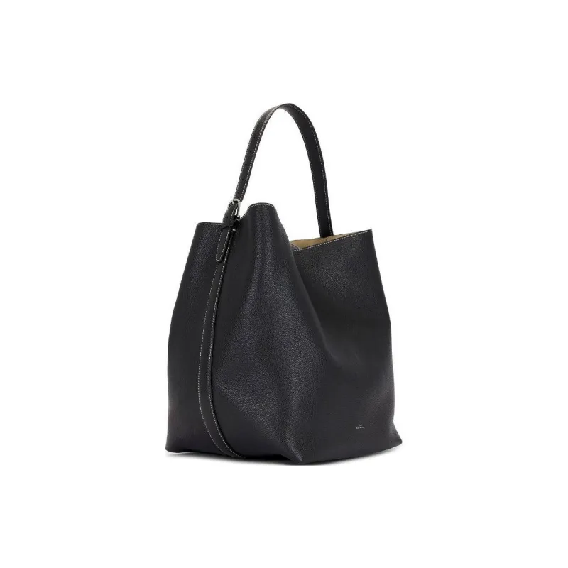TOTEME Cow Leather Handbag Women's Black-2