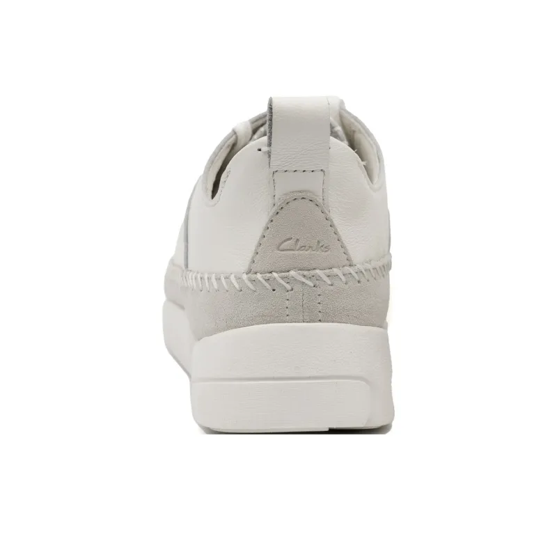 Clarks Tri Flap Shoes Low Top Casual Shoes Women's White-3