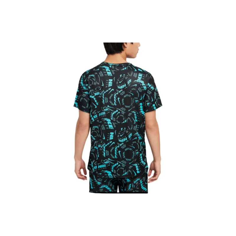 Nike Dri FitMILER T Shirt Men's Blue-1