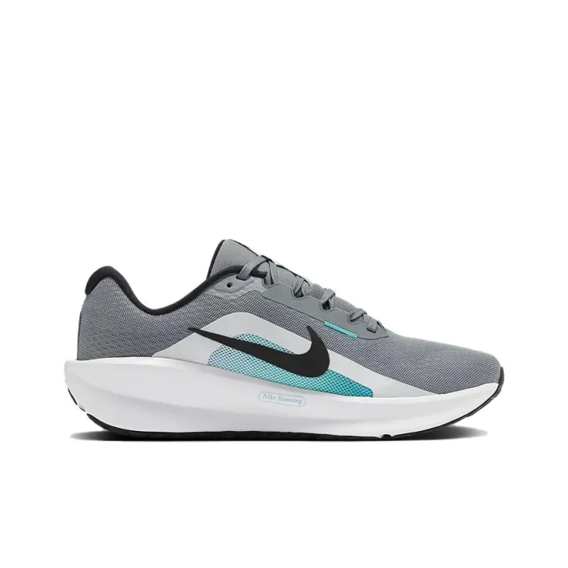 Nike DOWNSHIFTER 13 Anti Slip Wear Resistant Low Top Casual Running Shoes Men's Gray White Green-1