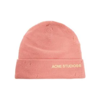 Acne Studios Wool Acrylic Beanies Women's Pink