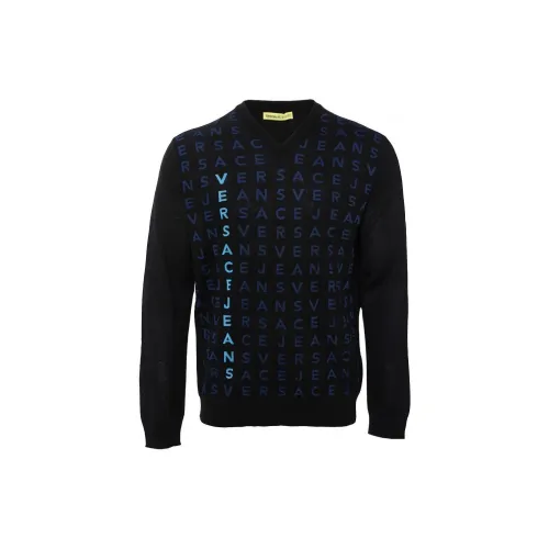 VERSACE JEANS COUTURE Sweaters Men Black