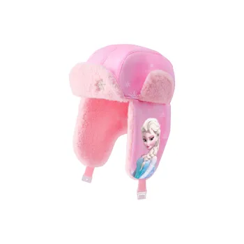 Disney Frozen Series Polyester Trapper Hats Kids' Pink/Blue