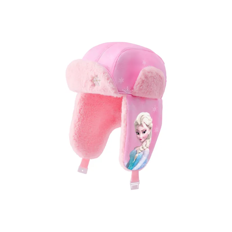 Disney Frozen Series Polyester Trapper Hats Kids' Pink/Blue-0