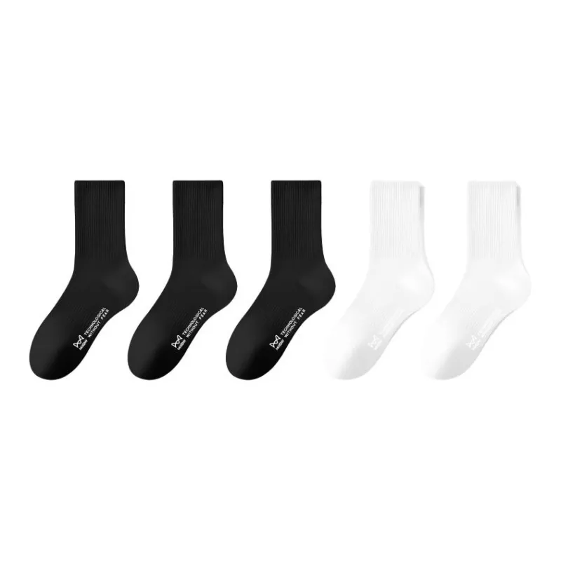 MIIOW Mid Calf Socks Men's 5 Pack-3