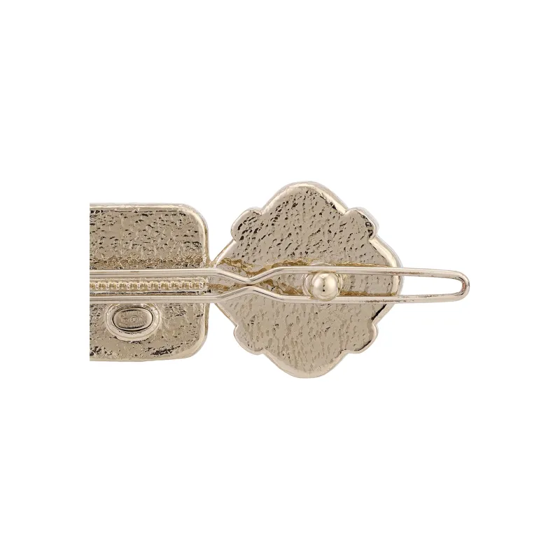 CHANEL Hair Clips Women's Gold-3