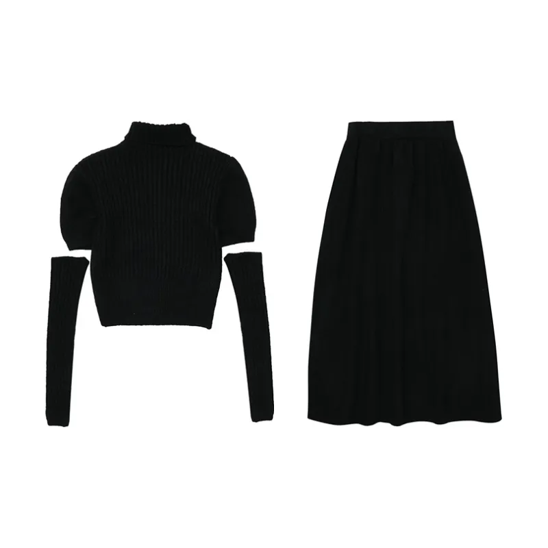 BVODE Two Piece Skirt Sets Women's-6