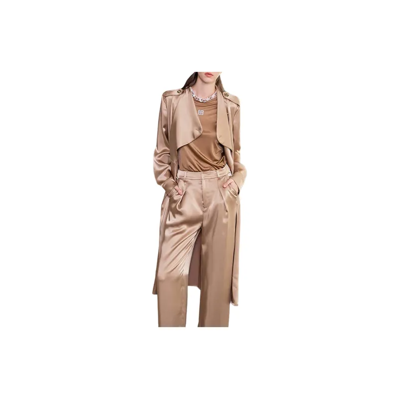 BESIONIA SS23 Casual Pants Women's Khaki-1