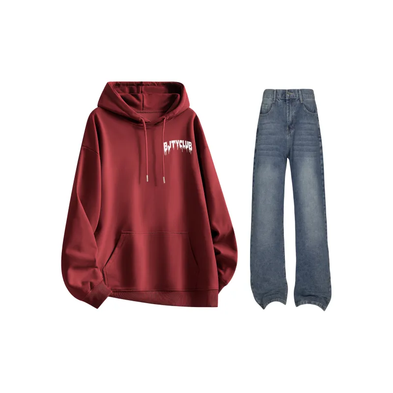 BJTY Sweatshirt Sets Unisex-43