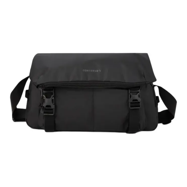 Converse Polyester Messenger Bag Shoulder Bag Crossbody Bag Regular Unisex Black-0