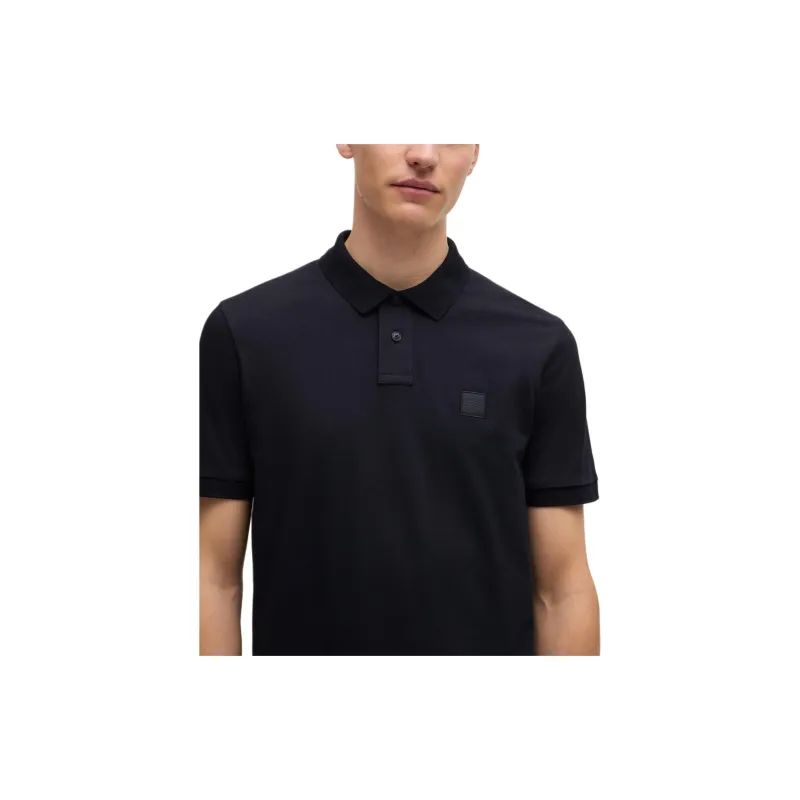 HUGO BOSS Logo Patch Short Sleeved Polo Shirt-10
