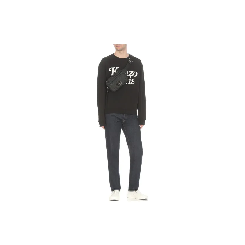 KENZO Polyester Fanny Pack Men's Black-3