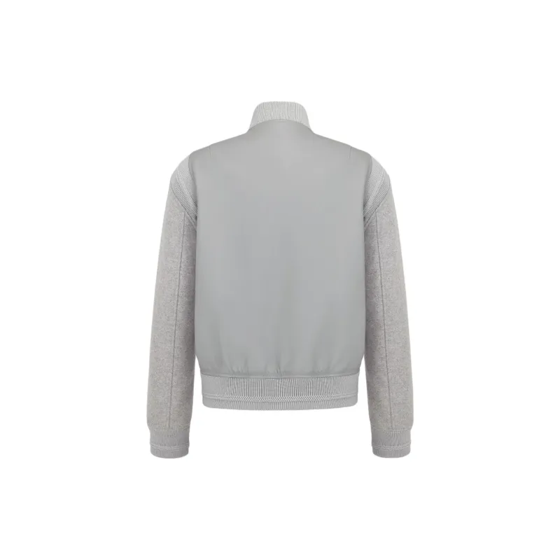 DIOR SS25 Baseball Jacket Men's Gray-1