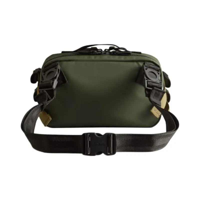 HUNTER Polyester One Shoulder Handbag, Crossbody Bag Unisex Dark Fruit Green-2