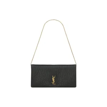 SAINT LAURENT Grain Lambskin Crossbody Bag, Shoulder Bag Mini Women's Black