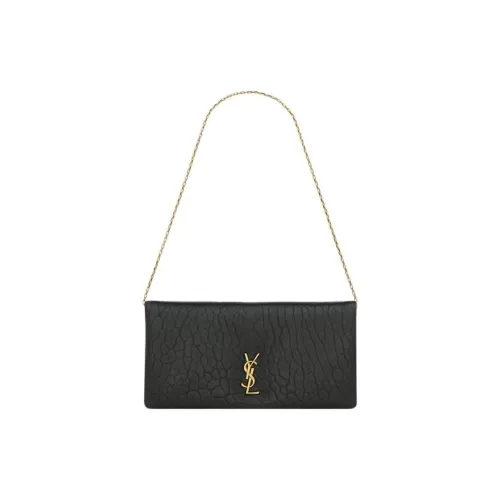 SAINT LAURENT Grain Lambskin Crossbody Bag, Shoulder Bag Mini Women's Black