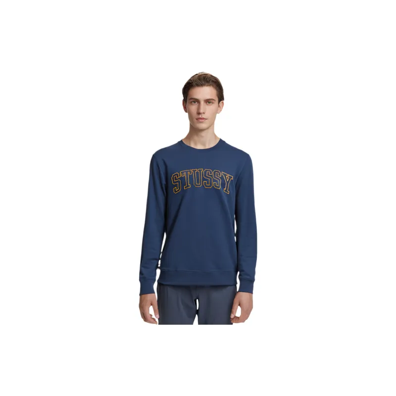 Stussy Outline Applique Crew-12