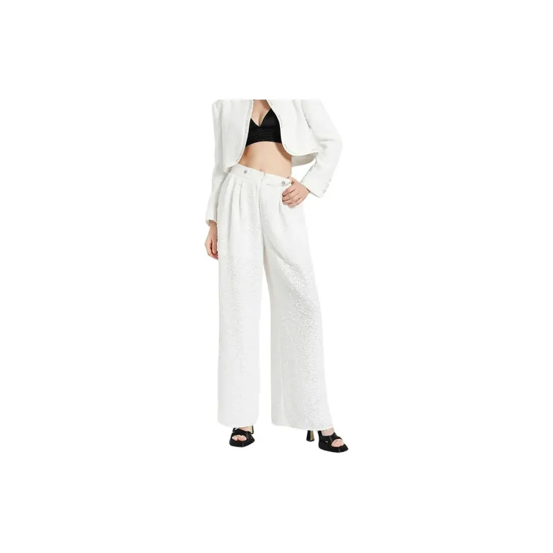 BESIONIA SS24 Casual Pants Women's White-4