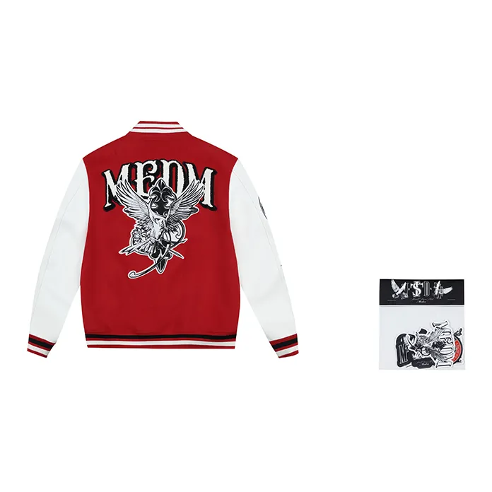 MEDM x STK SMALL TOWN KID Baseball Jacket Unisex-3
