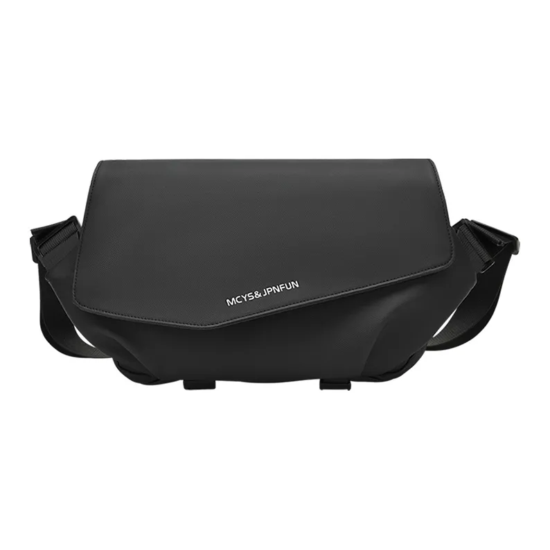 Yohji Kimura Polyester Crossbody Bag Men's Black-0
