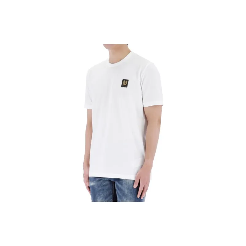 Belstaff Logo patch Cotton T Shirt-2
